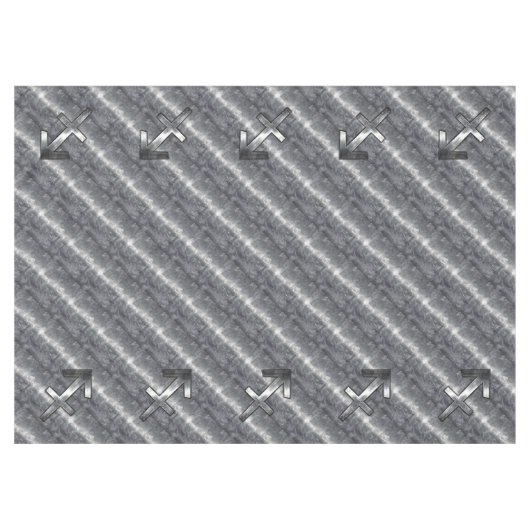 Nappe Sagittarius Zodiac Dans Grunge Revêtement d'acier  (Devant (Horizontal))