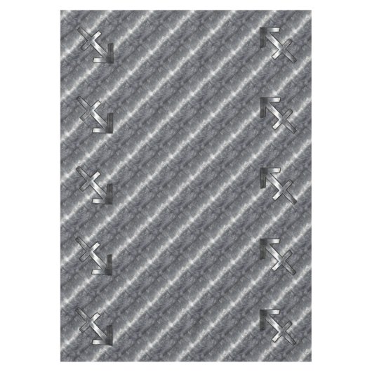 Nappe Sagittarius Zodiac Dans Grunge Revêtement d'acier  (Devant)