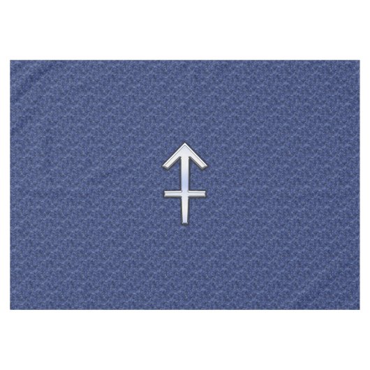 Nappe Sagittarius Zodiac Sign on Navy Camouflage numériq (Devant (Horizontal))