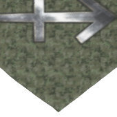 Nappe Sagittarius Zodiac Sign on Woodland Camouflage (Angle)