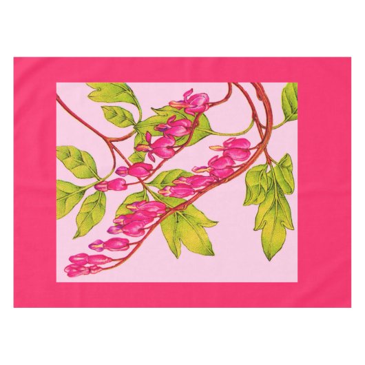 Nappe saigner les coeurs fleurs imprimer (Devant (Horizontal))