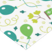 Nappe Saint Patrick's Day Ballons verts Drapeaux amusant (Angle)