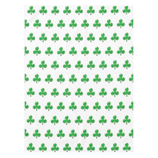 Nappe Saint Patrick's Day Irlandais Green Clover Shamroc (Devant)