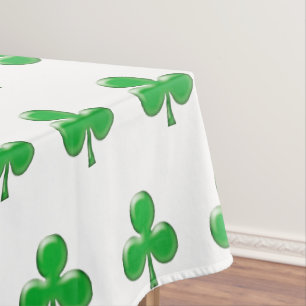 Nappe Saint Patrick's Day Irlandais Green Clover Shamroc
