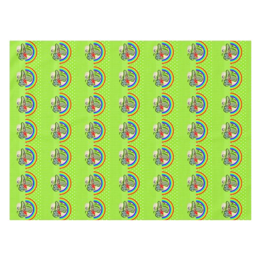 Nappe Saint Patrick's Day Rainbow (Devant (Horizontal))