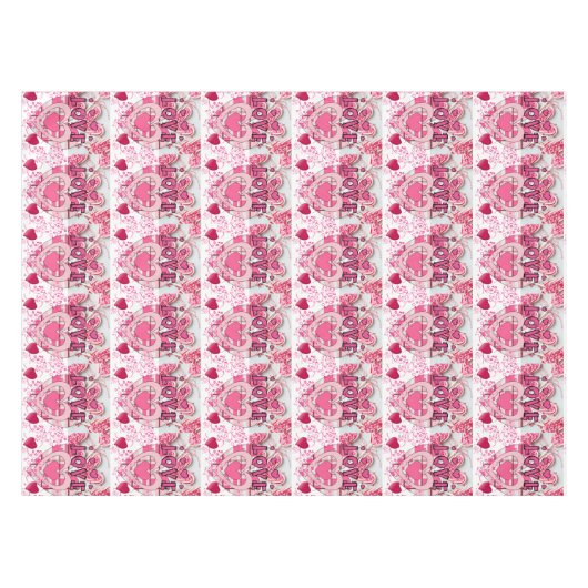 Nappe Saint Valentin Amour (Devant (Horizontal))