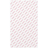 Nappe Saint-Valentin Coeurs mignons Typographie rose (Devant)