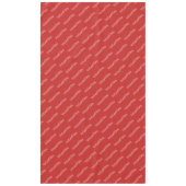 Nappe Saint-Valentin Coeurs mignons Typographie Rouge (Devant)