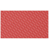Nappe Saint-Valentin Coeurs mignons Typographie Rouge (Devant (Horizontal))