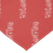 Nappe Saint-Valentin Coeurs mignons Typographie Rouge (Angle)