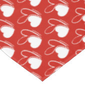 Nappe Saint-Valentin Coeurs Tordus (Angle)