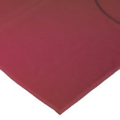 Nappe Saint-Valentin dorés et rouges (Angle)