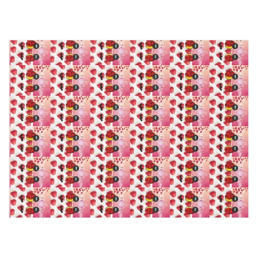 Nappe Saint Valentin Ladybug (Devant (Horizontal))