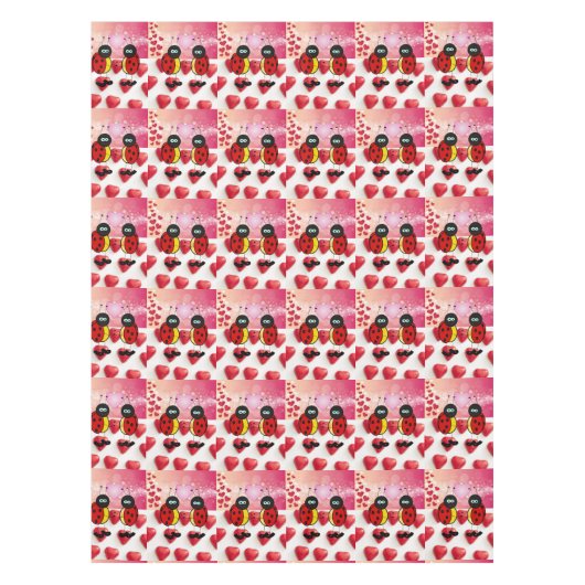 Nappe Saint Valentin Ladybug (Devant)