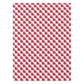 Nappe Saint-Valentin Rouge et blanc Cardiaque Amour (Devant)