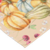 Nappe Saison automnale du Citrouille amusant et des pomm (Angle)