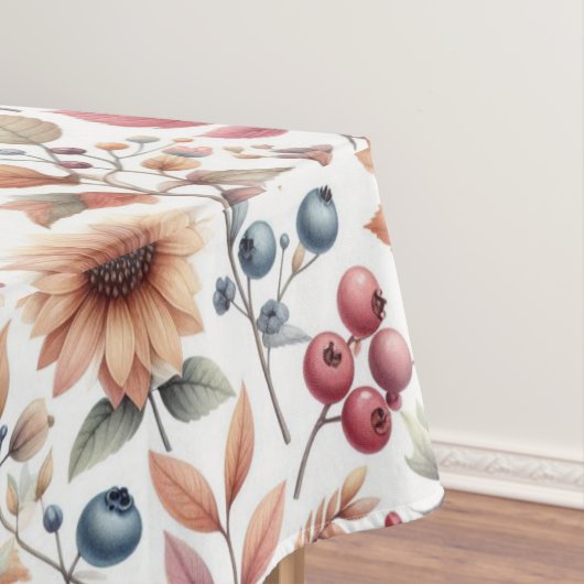 Nappe Saison d'automne Feuilles floraux et baies (In Situ)