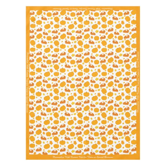 Nappe Saison de vacances Thanksgiving Halloween Citrouil (Devant)
