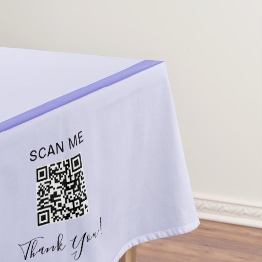 Nappe Salon Artisanal Lavande 60 x 104 Code QR (In Situ)