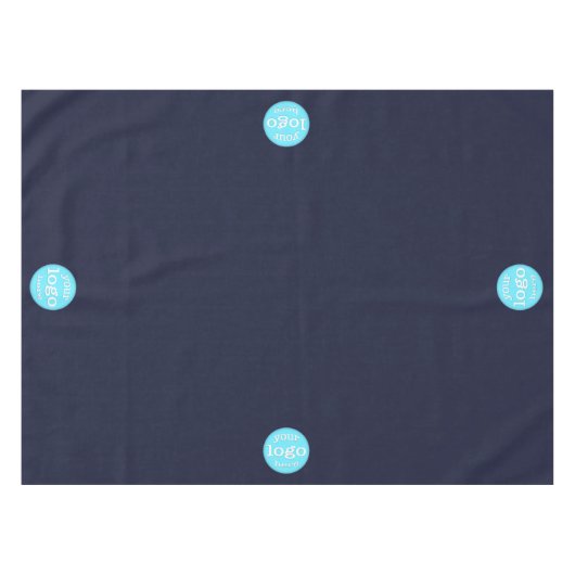 Nappe Salon commercial sur mesure du logo de l'entrepris (Devant (Horizontal))