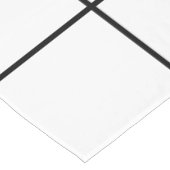 Nappe Salon professionnel Noir Blanc 52 x 70 Code QR Ray (Angle)