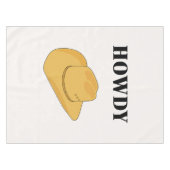 Nappe Salut Chapeau de Cowboy Jaune (Devant (Horizontal))