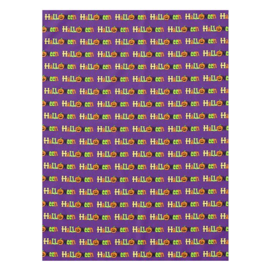 Nappe Salutation d'Halloween (Devant)