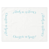 Nappe Salutations à 50 ans en tissu de table (Devant (Horizontal))