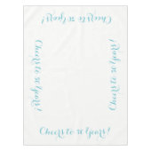 Nappe Salutations à 50 ans en tissu de table (Devant)