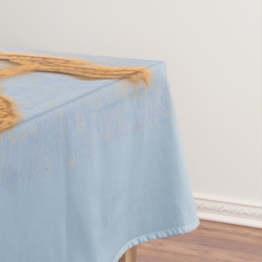 Nappe Salutations de Pâques Chicks Bleu (In Situ)