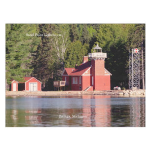 Nappe Sand Point Lighthouse Baraga toile de table