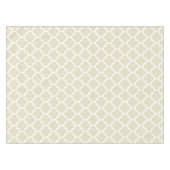 Nappe Sand White Moroccan Quatrefoil Pattern #5 (Devant (Horizontal))