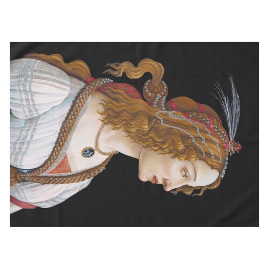 Nappe Sandro Botticelli - Portrait de Simonetta Vespucci (Devant (Horizontal))