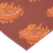 Nappe Sang Motif de fruits orange (Angle)