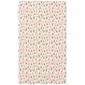 Nappe Sapin de Noël Rose Vintage  (Devant)