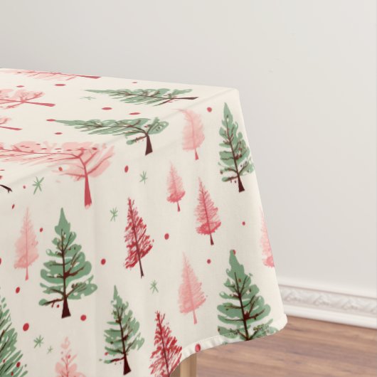 Nappe Sapin de Noël Rose Vintage  (In Situ)