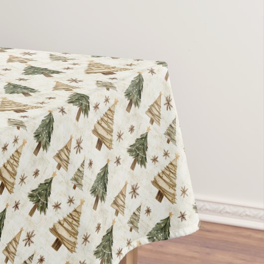 Nappe Sapins de Noël Rustiques (In Situ)