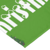 Nappe Sapins de Noël verts festifs (Angle)