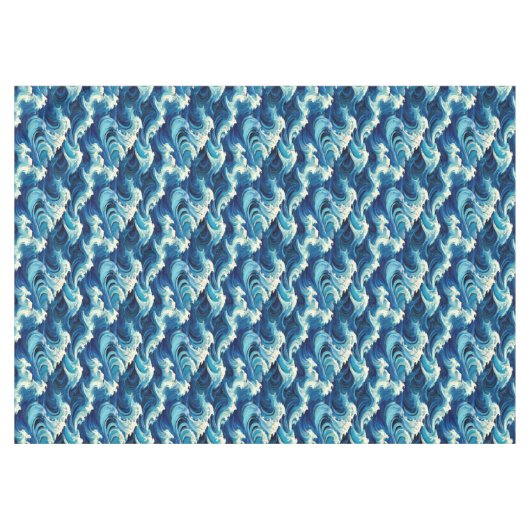 Nappe Sapphire Océan bleu (Devant (Horizontal))