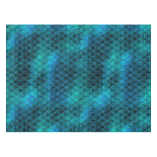 Nappe Scales Dragon Turquoise et Parties scintillant cha (Devant (Horizontal))