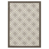 Nappe Scandi Inspiré Conception géométrique subtil (Devant)