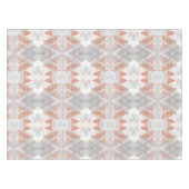 Nappe scandinave chic rose or géométrique marbre blanc (Devant (Horizontal))