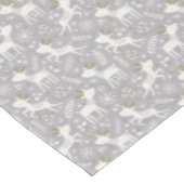 Nappe Scandinavian reindeer with flowers and snowflakes (Angle)