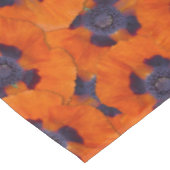Nappe Scarlet Orange Poppy Motif sans joint (Angle)