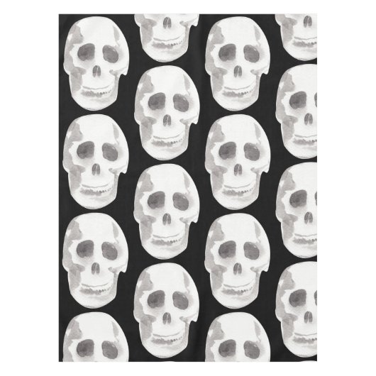 Nappe Scary Scull Black & White Pattern (Devant)