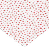 Nappe Scattered Red Hearts Tablecloth (Angle)