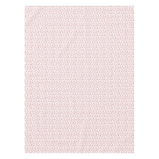 Nappe Scattered Red Hearts Tablecloth (Devant)