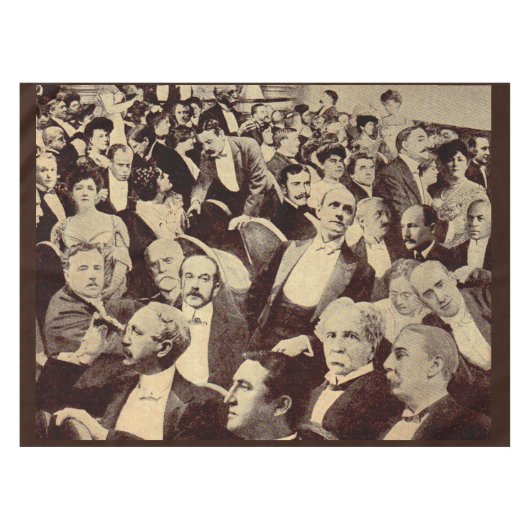 Nappe Scène de foule des années 1920 (Devant (Horizontal))