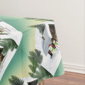 Nappe Scène des neiges de Noël (In Situ)