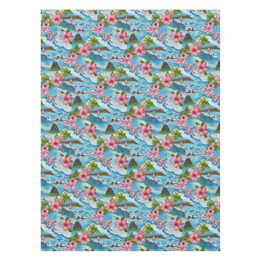 Nappe Scènes hawaïennes (Devant)